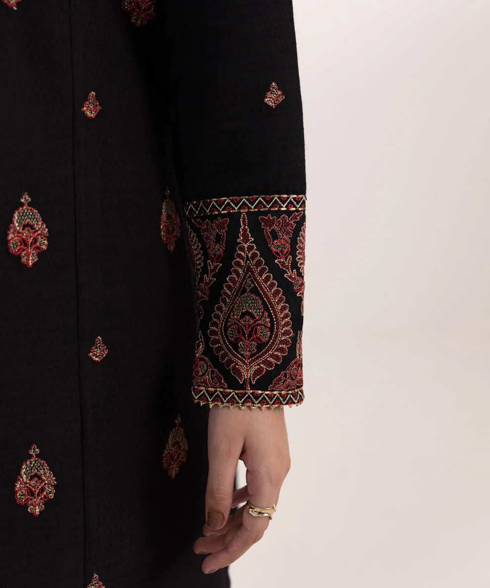 3PC Lawn Embroidered Shirt With Digital Printed Jacquard Dupatta-5174