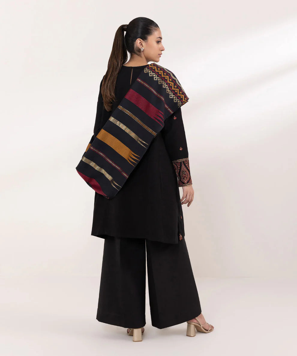 3PC Lawn Embroidered Shirt With Digital Printed Jacquard Dupatta-5174